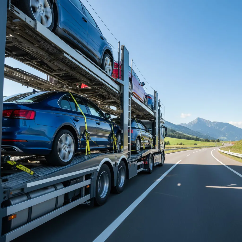 ขนส่งรถยนต์บริการรวดเร็วและปลอดภัย มั่นใจทุกเส้นทาง ปลอดภัยไร้กังวล